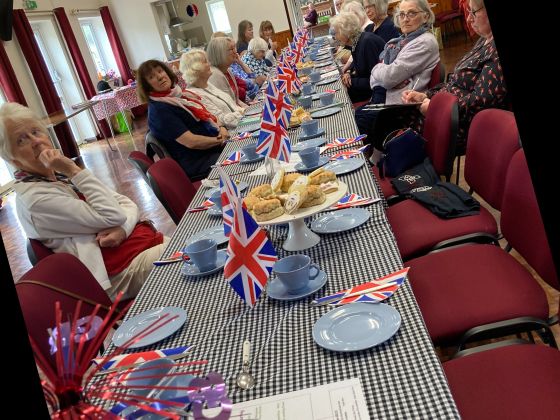 WI Jubilee Cream Tea at our meeting